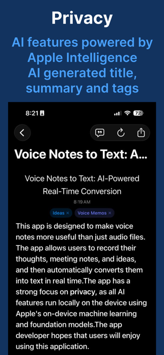Voice Digest Screenshot 3 of 5
