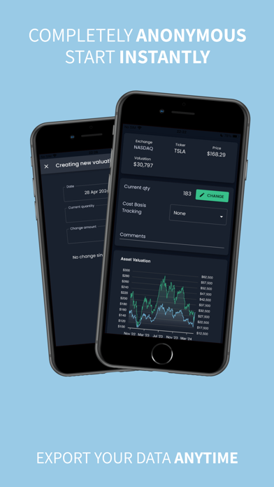 TrackMyStack Net Worth Tracker Screenshot