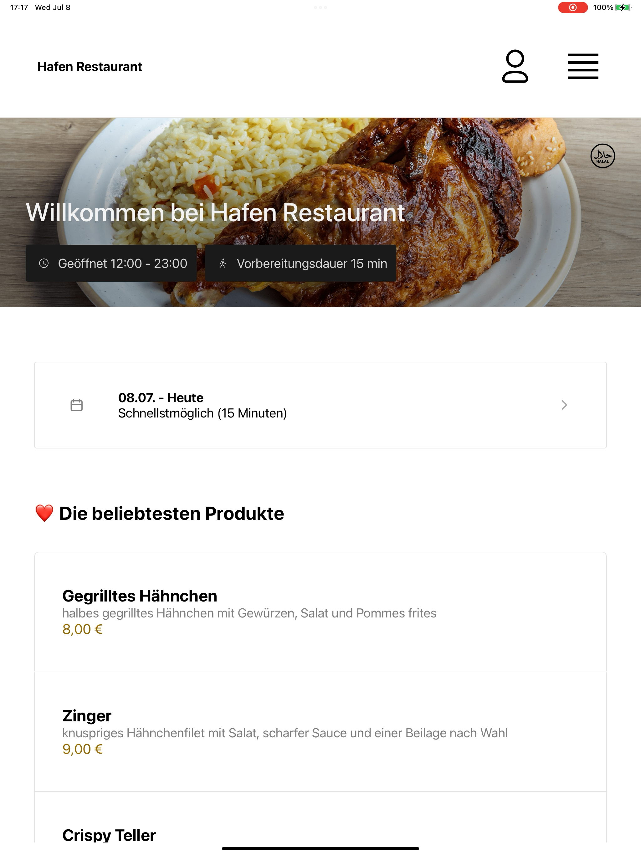 Hafen Restaurant screenshot 14