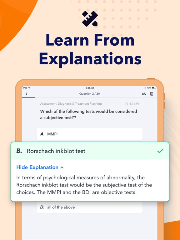 LCSW Exam Prep Test 2026 iPad screenshot 4 - Education app
