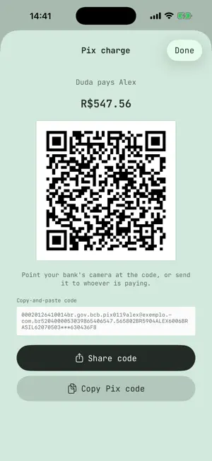 Comanda Split the Bill screenshot 4