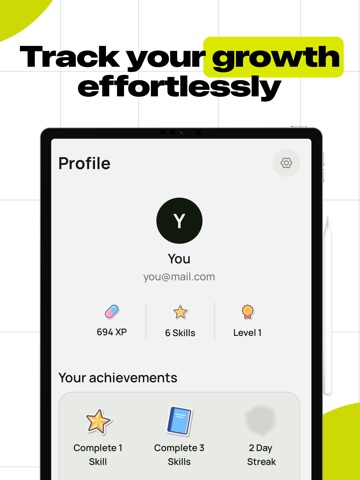 Skilldose:Self Growth & Habits iPad screenshot