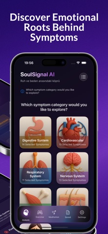 SoulSignal AI Health Assistant screenshot