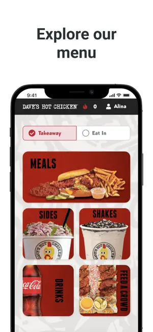 Dave’s Hot Chicken UK iPhone screenshot 2