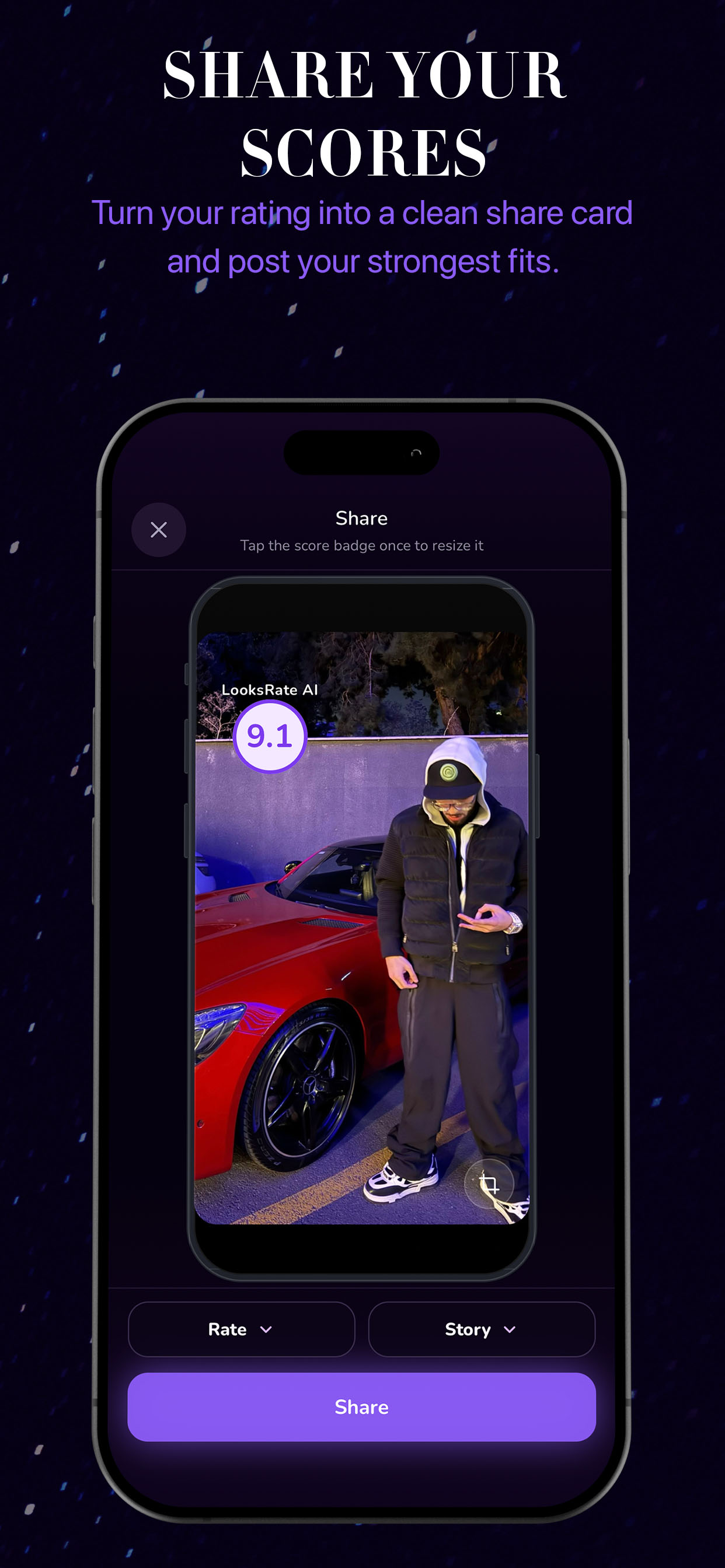 LooksRate AI - Outfit Ratings