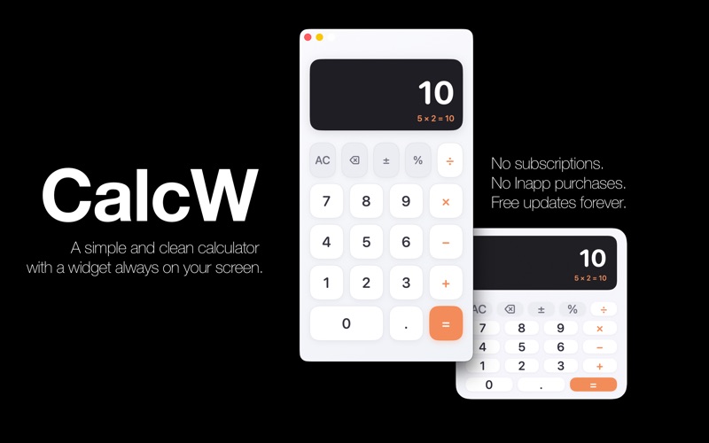 CalcW screenshot