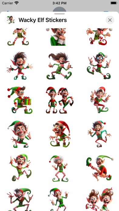 Screenshot #2 pour Wacky Elf Stickers