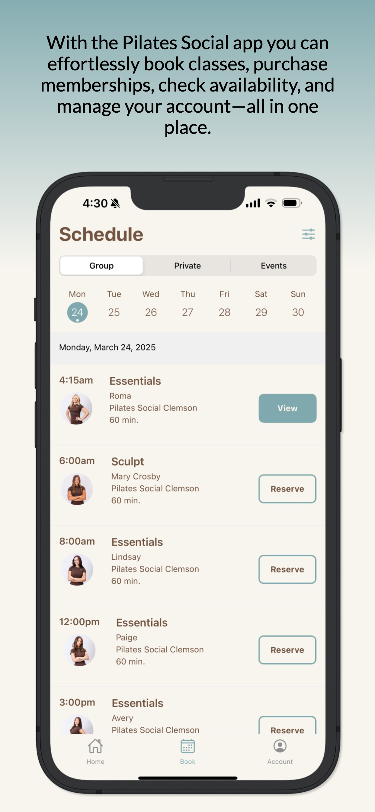 Pilates Social Clemson