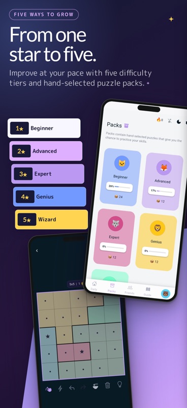 Hoshi: Star Battle Puzzles screenshot 4
