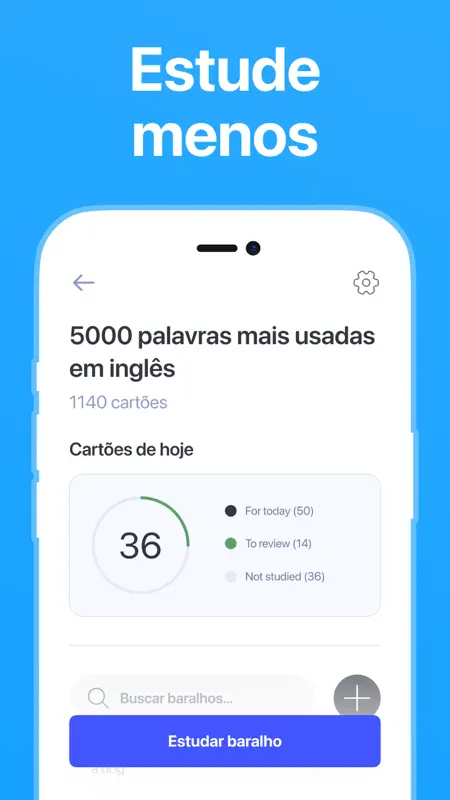Cogni: Anki Flashcards Estudos screenshot 5 of 5
