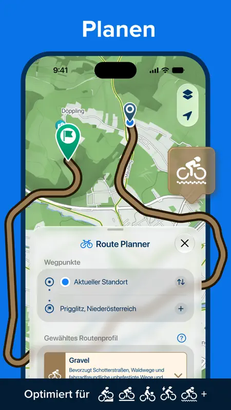 Bikemap: Fahrrad Navi & Karten screenshot 3 of 8