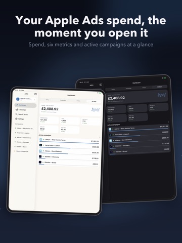 Adrix: Search Ads Manager iPad screenshot 1