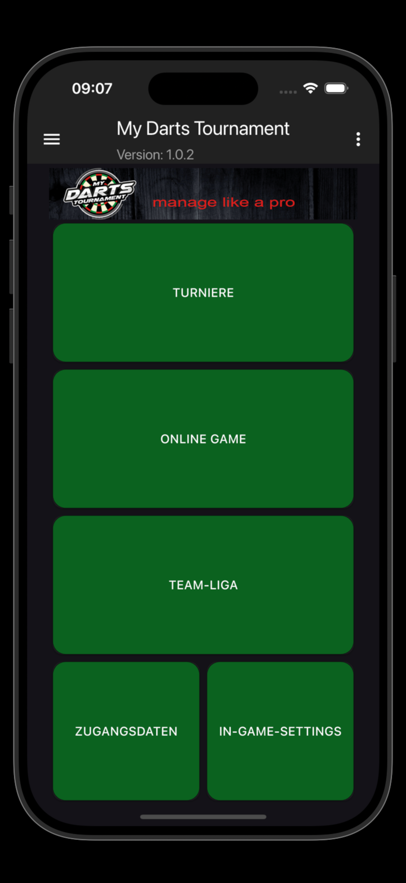 My Darts Tournament Client