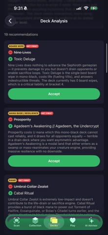Planeskeeper: MTG Companion iPhone screenshot