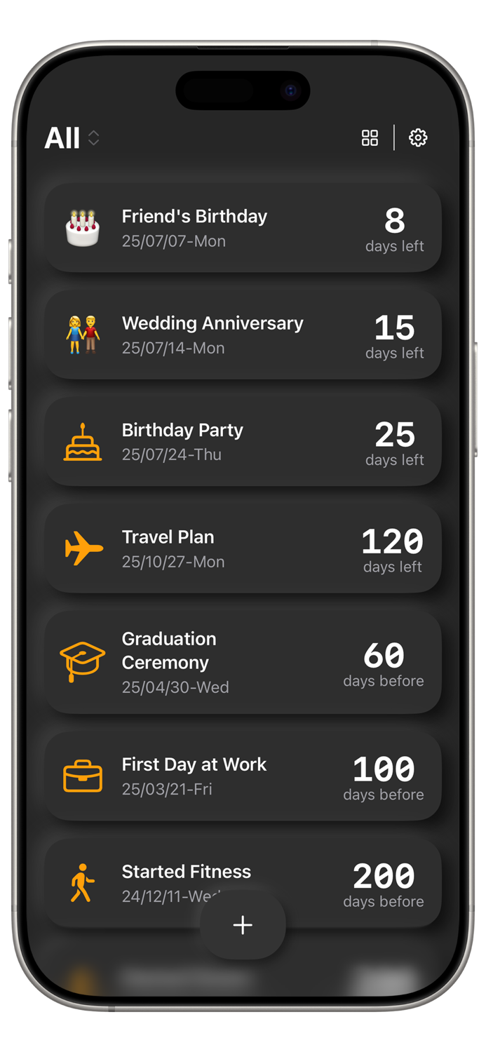 Daycraft-Countdown  Reminder