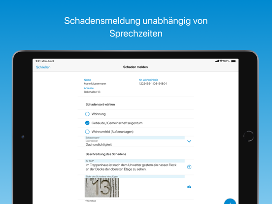 Wohnbau eG iPad screenshot