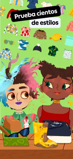 Captura de pantalla de Toca Boca Hair Salon 4 en iPhone 4