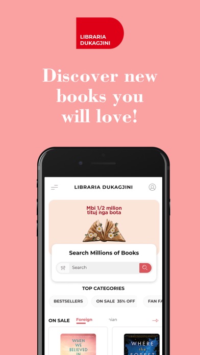 Dukagjini Bookstore Screenshot