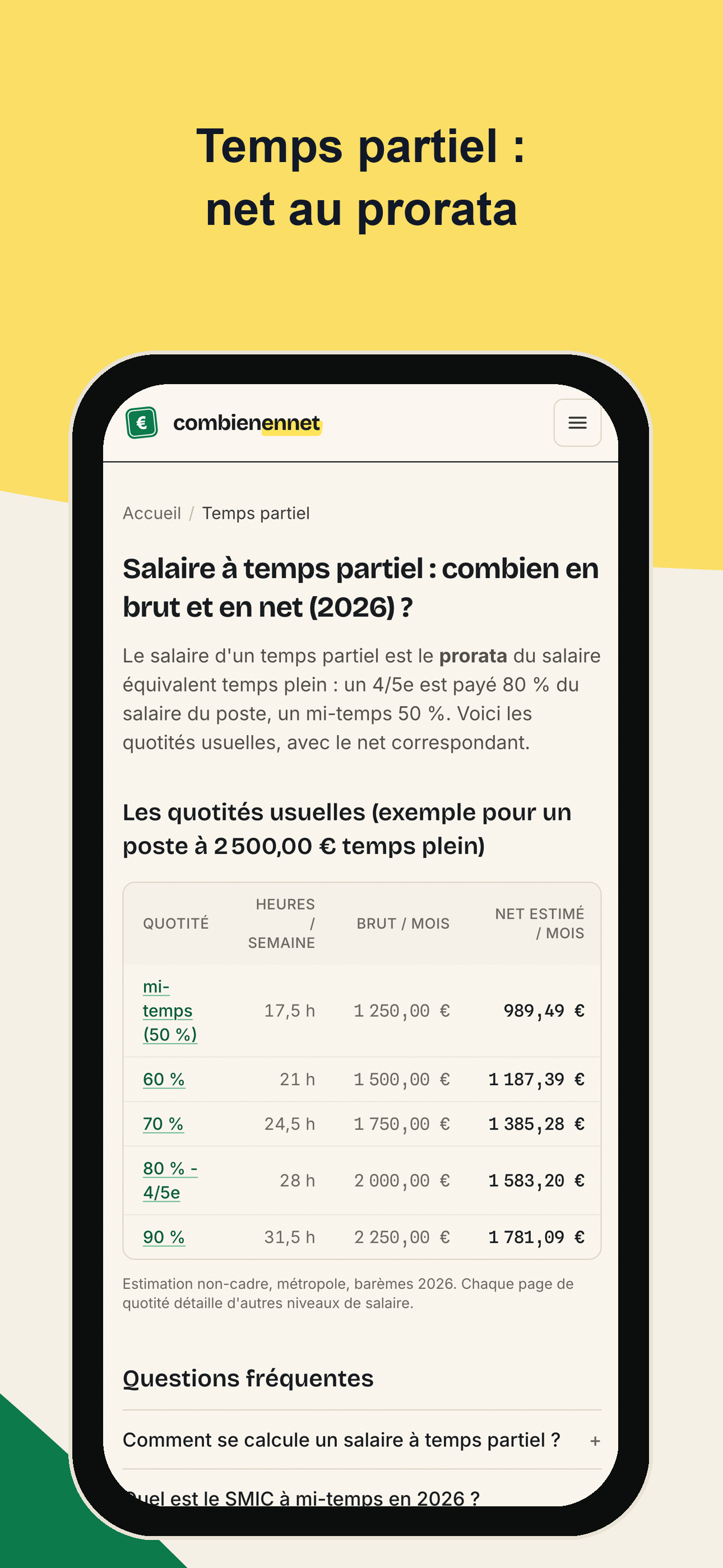 Combien en net ? Brut en net screenshot 9