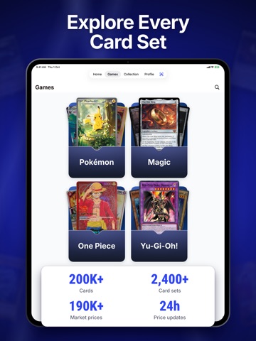 Card Scanner Value TCG iPad screenshot