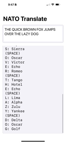 NATO Translate Screenshot 3 of 4