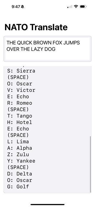 NATO Translate Screenshot 3 of 4