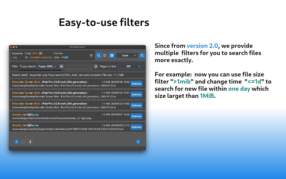 #3. File Name Search - Find Easily (macOS) 게시자: 培基 王
