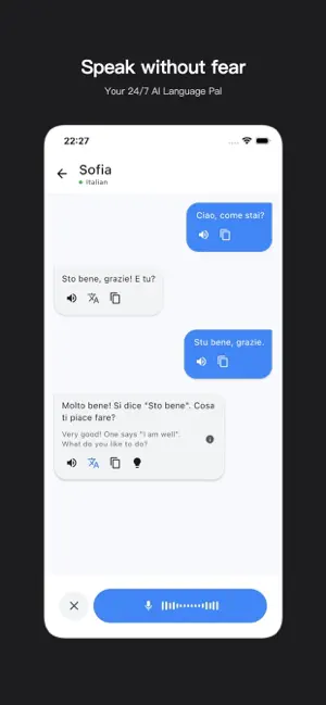 Fluente - Your Language Pal screenshot 1