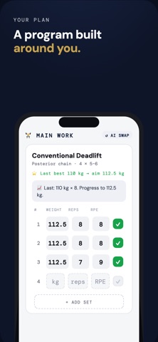 Zerxus: AI Strength Coach Screenshot 1 of 9