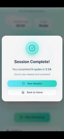 Triangle Breath Reset screenshot