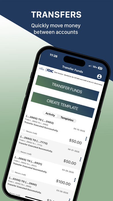 Paper City Savings Bank Biz Screenshot