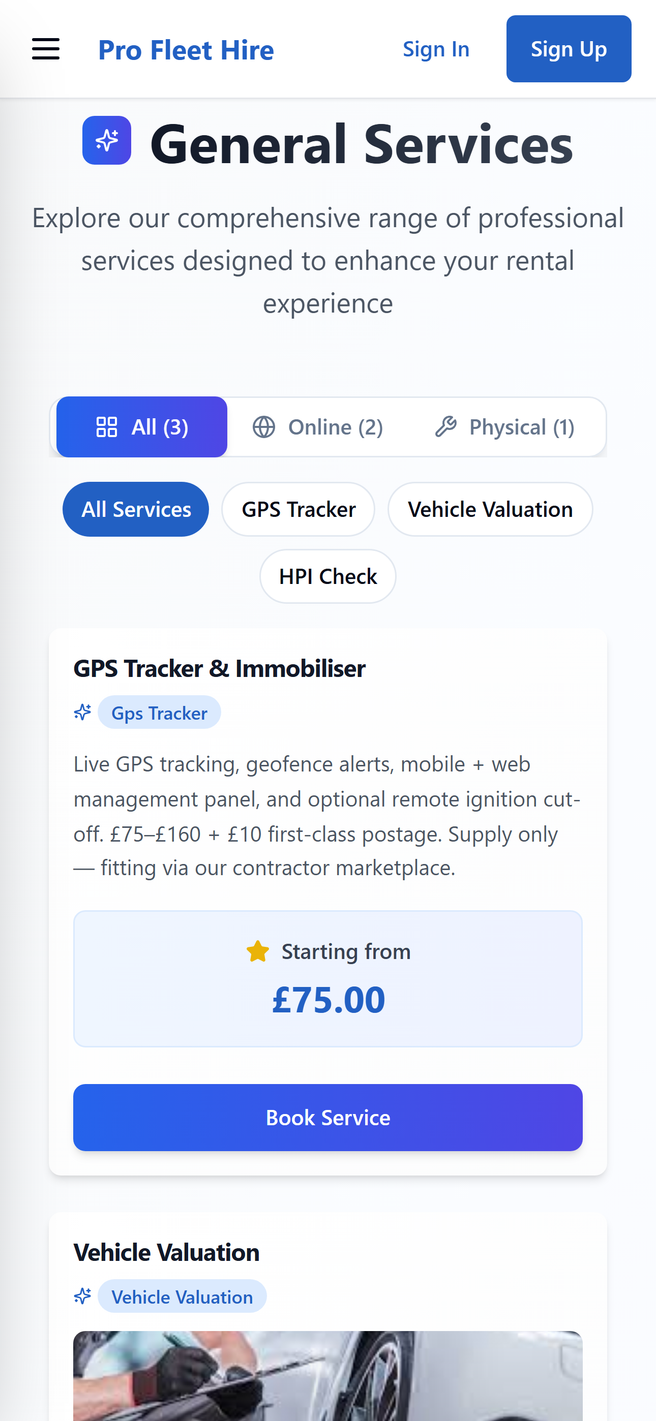 Pro Fleet Hire screenshot 4