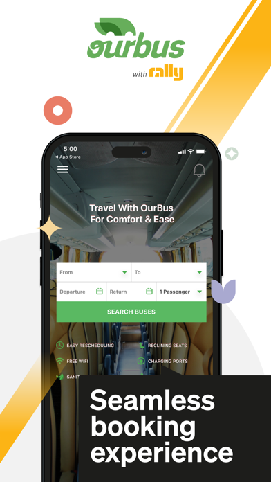 Screenshot #1 pour Ride with OurBus App