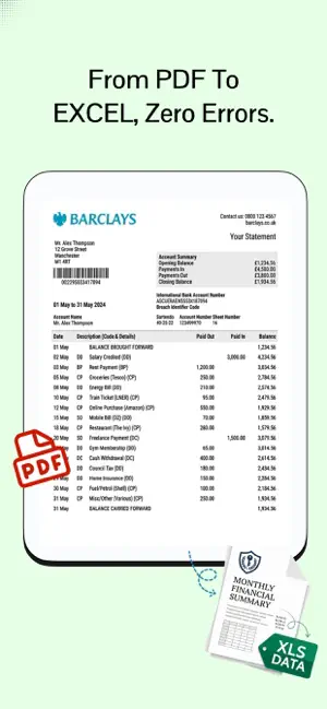 My Bank Statements Converter screenshot 4