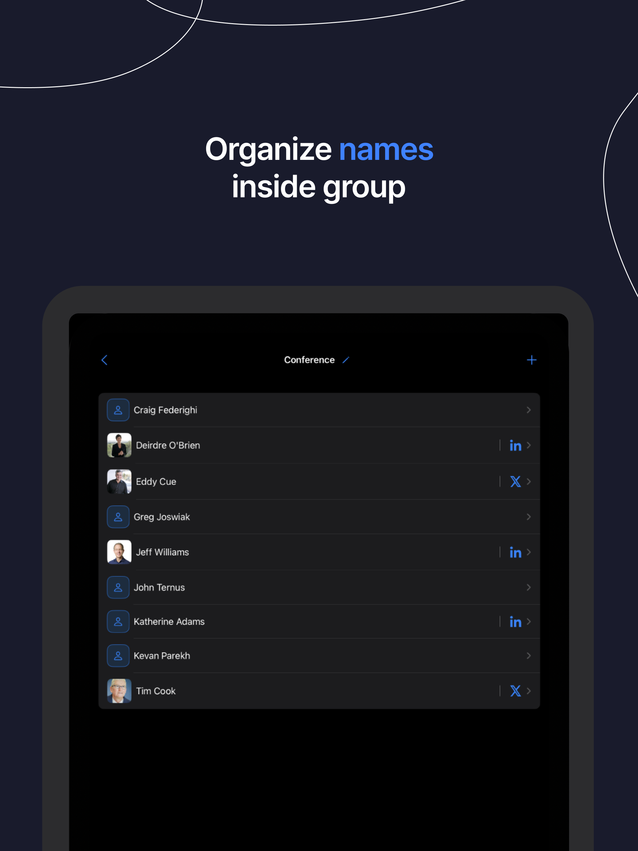 NameBro: Personal name list