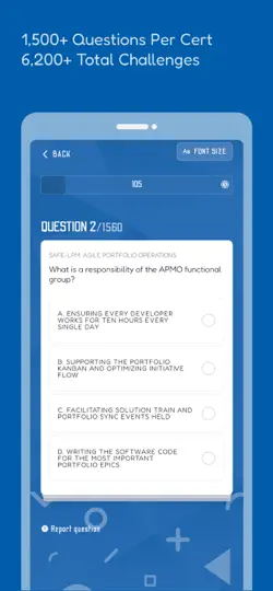 SAFe Exam Prep: With AI iPhone Screenshot 3