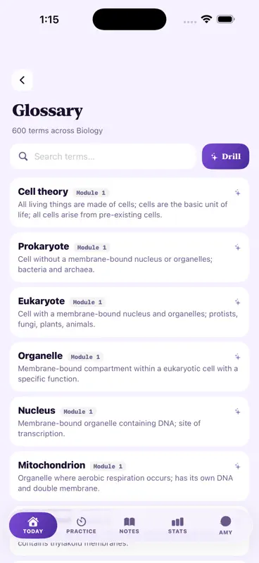 HSC Study Biology screenshot 7 of 9