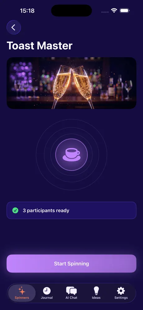 Spinners bar screenshot 5