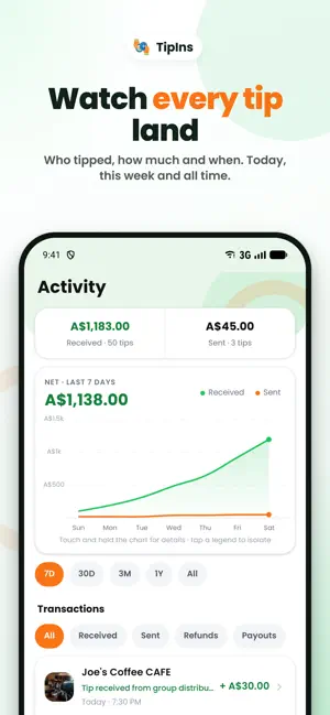 Tipins - Digital Tipping screenshot 4