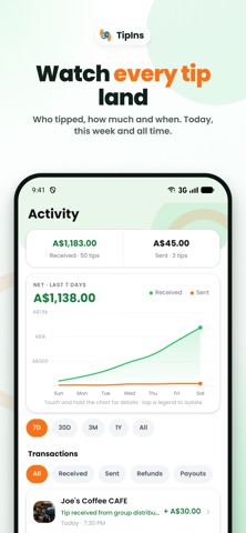 Tipins - Digital Tipping Screenshot 4 of 8