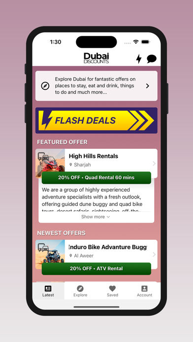 Dubai Discounts Screenshot