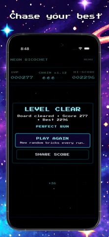 Neon Ricochet screenshot
