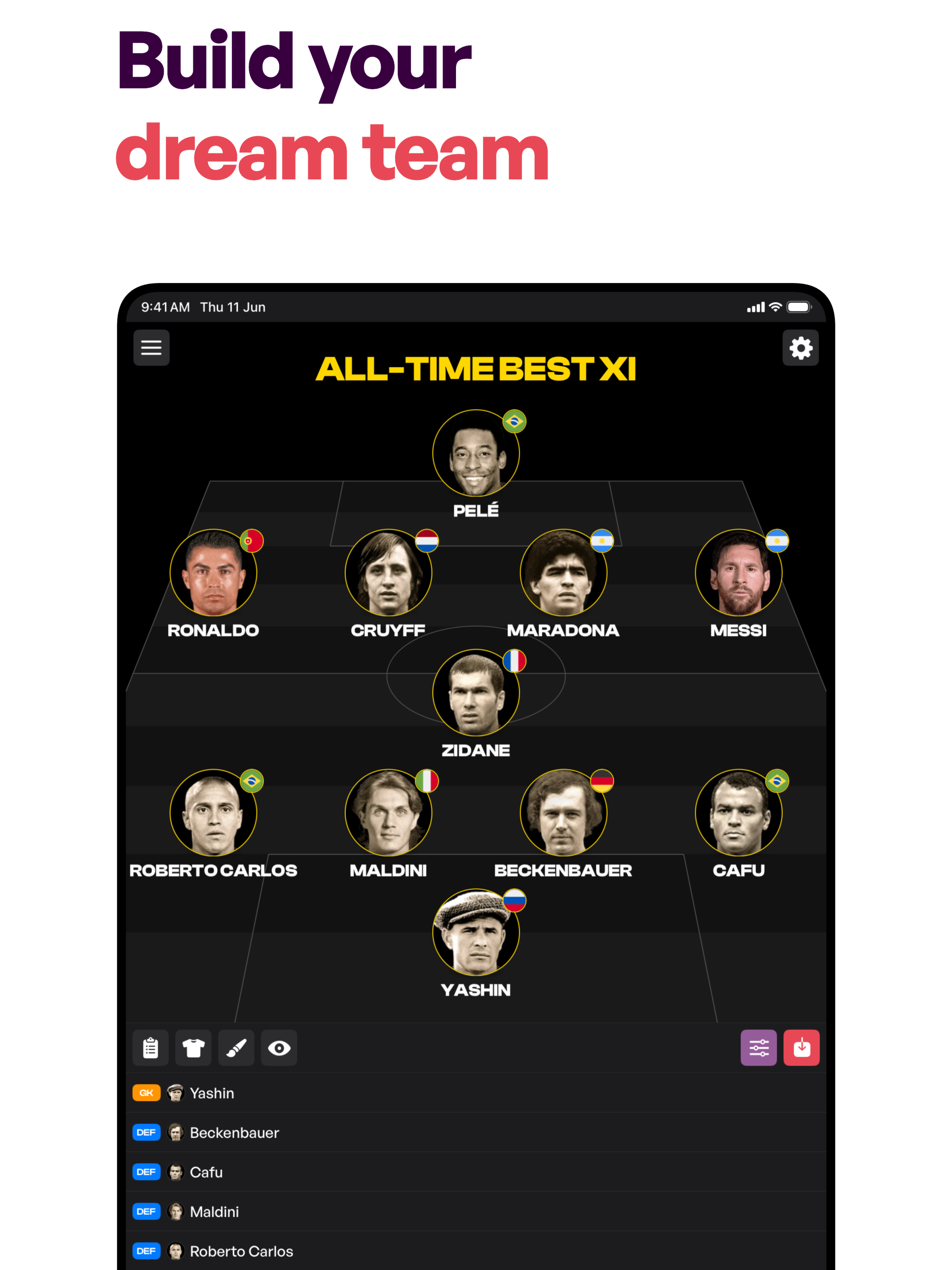 Soccer Lineup Maker: MyLineups screenshot 15