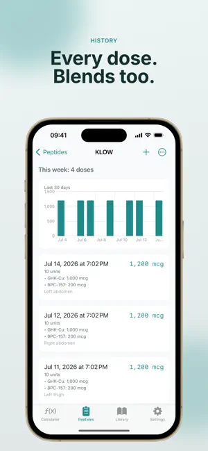 Peptra: Peptide Calculator screenshot 3
