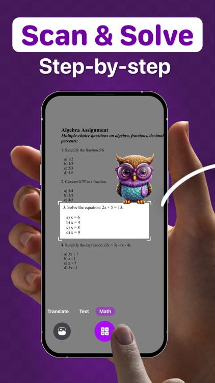 Homework helper - To math AI