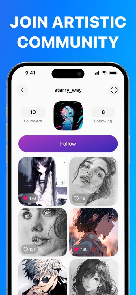 AR Drawing – Tracing Projector - Engage with a vibrant artistic community, where users can share their creations and explore art from fellow enthusiasts.