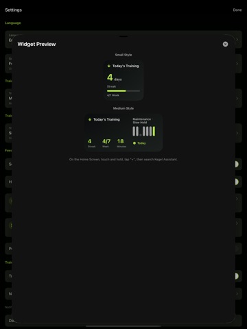 Kegel Exercise Coach iPad screenshot