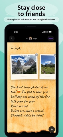 Raven: Slow Messaging Screenshot 2 of 6