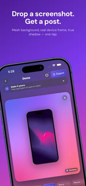 Shotpop — Screenshot Beauty screenshot 2