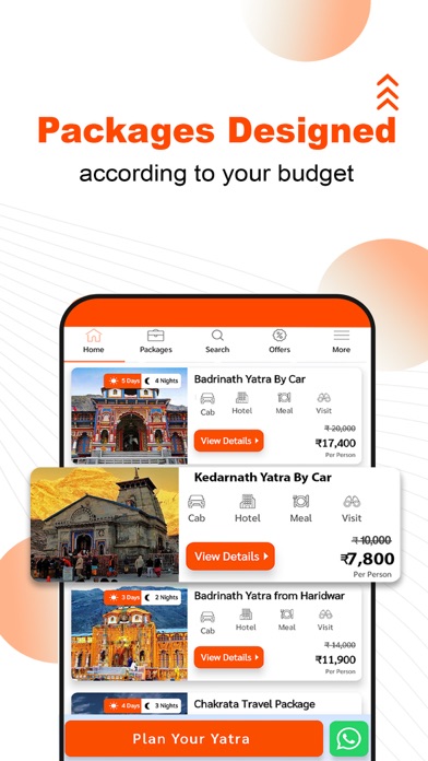 Chardham Travel Booking App Screenshot